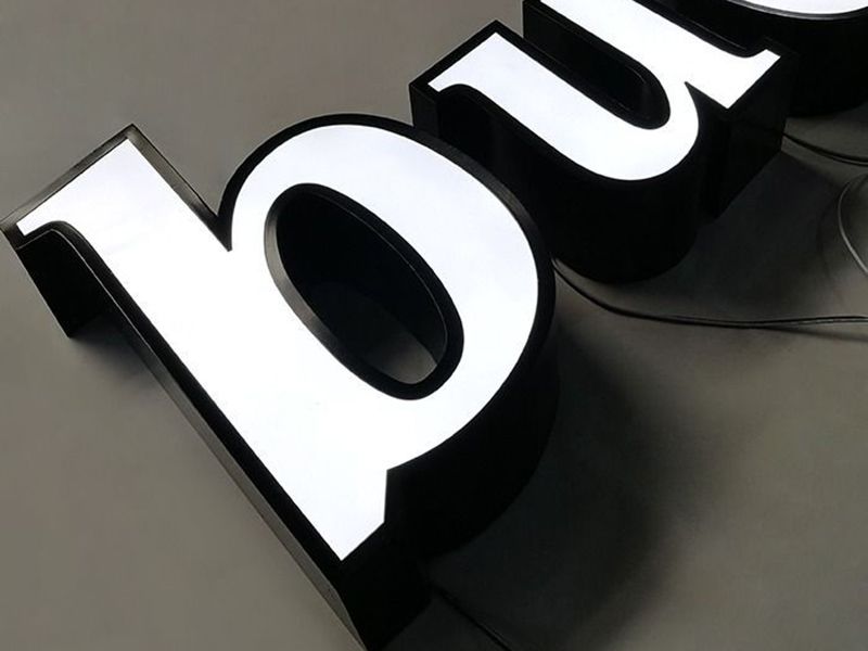 Face Lit Aluminum LED Letters