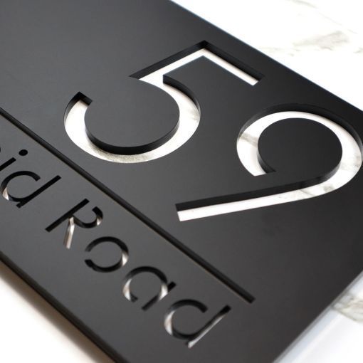 Cut plastic signs