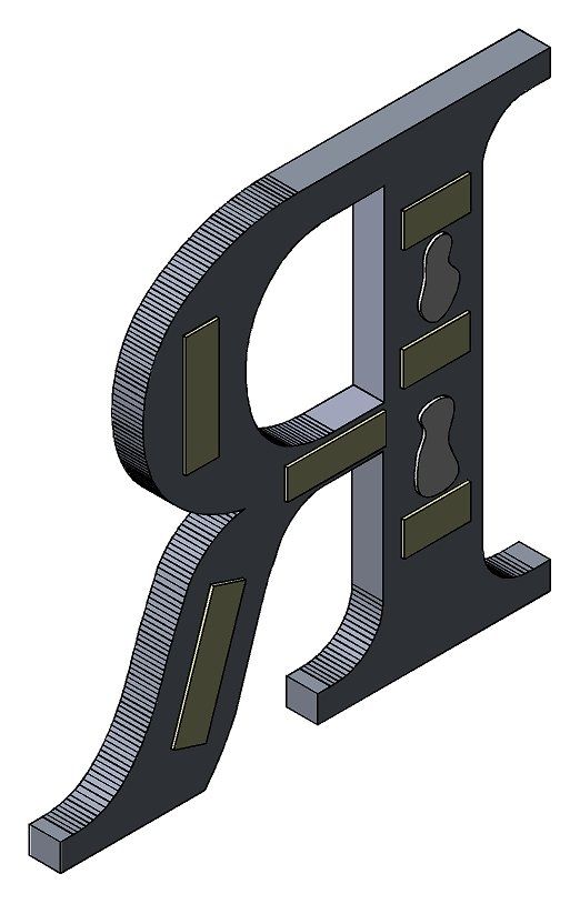 Order Flat Cut Metal Letters, Numbers, & Logos, Metal Letters