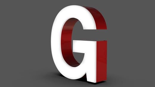 White Trimless LED Letter