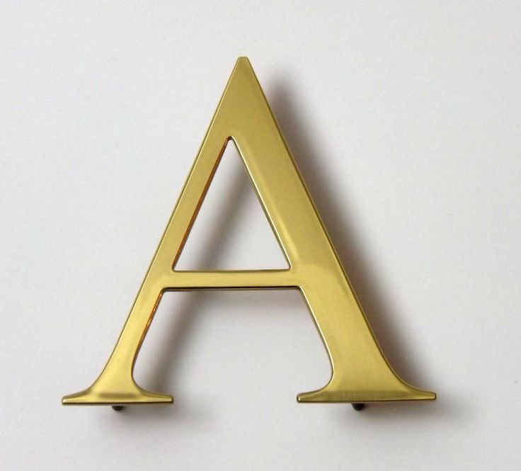 Brass Letters