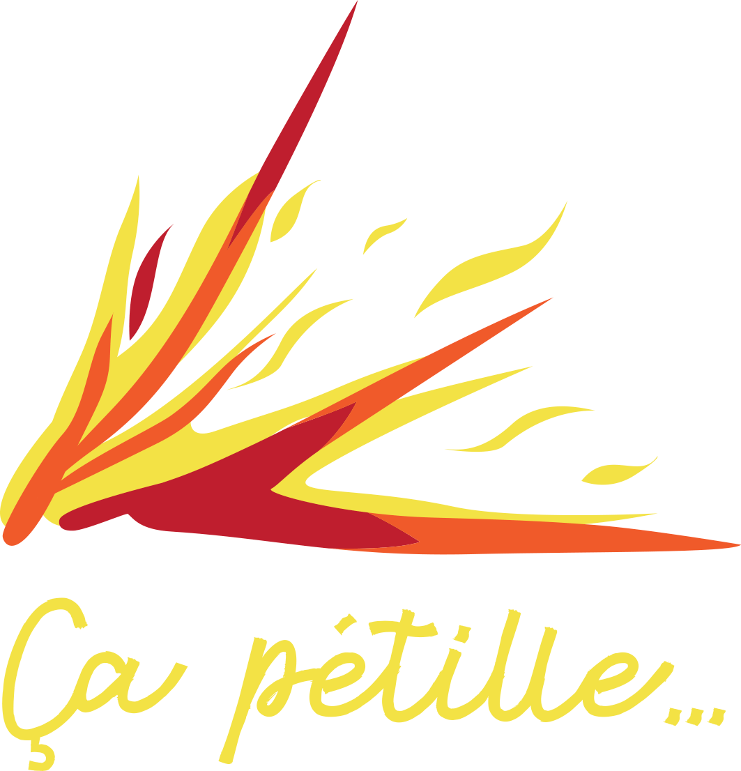 Graphique de feu avec le texte