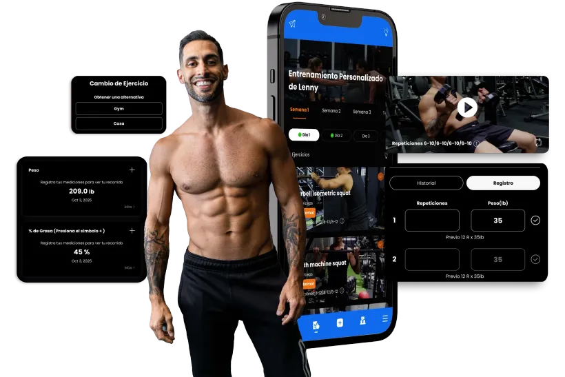 A cell phone with a meal plan app on it