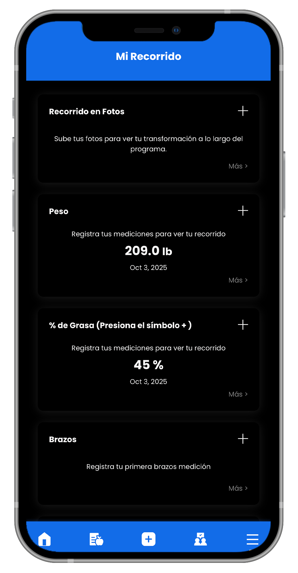 CRECE Planes de entrenamiento y nutrición