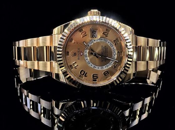 18ct gold Rolex Sky-Dweller