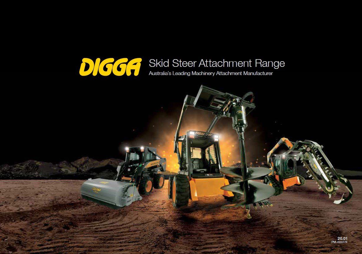 Wilson Bolton Commercial Equipment Digga Attachments