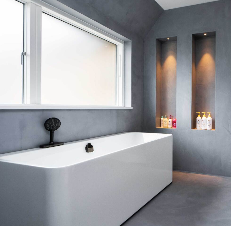 Seamless Walls in Bathrooms