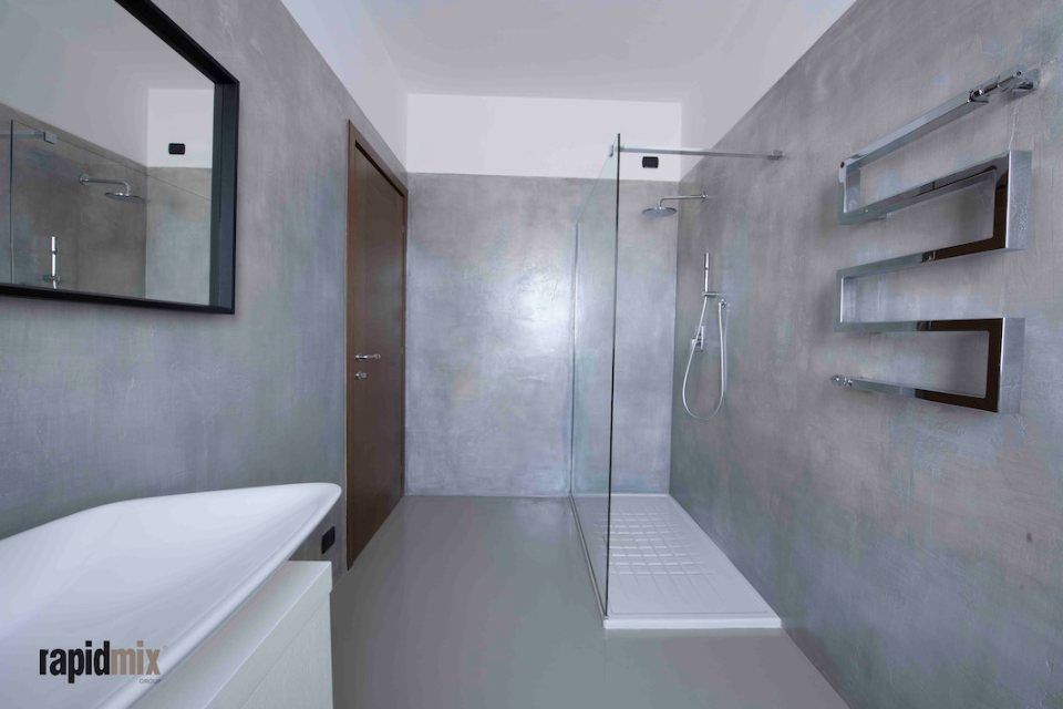 rivestimento in resina bagno