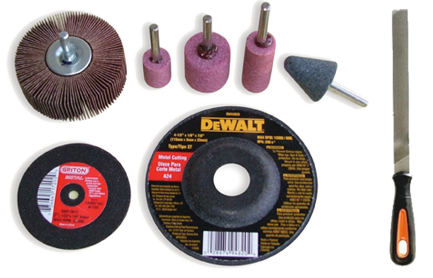 Accesorios abrasivos