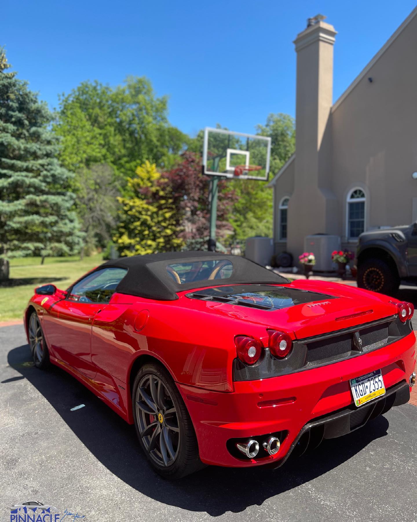 Red Ferrari — Lehigh Valley, PA — Pinnacle Luxury Car Care