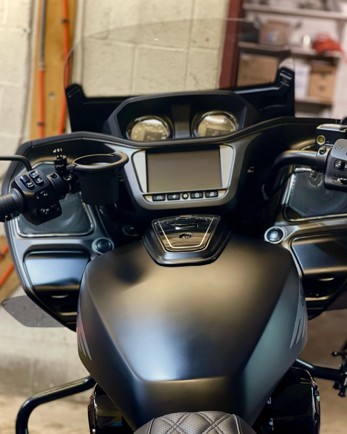Black Big Bike Body — Lehigh Valley, PA — Pinnacle Luxury Car Care
