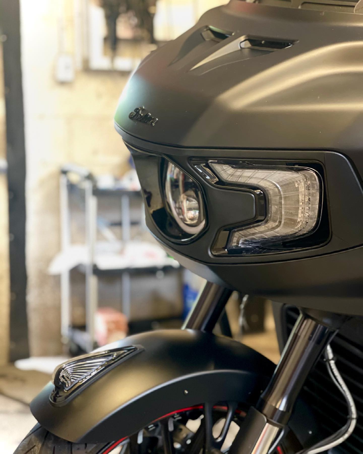 Black Big Bike Front — Lehigh Valley, PA — Pinnacle Luxury Car Care