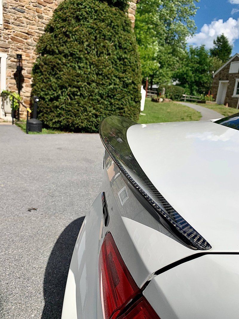 Luxury White Car Back — Lehigh Valley, PA — Pinnacle Luxury Car Care