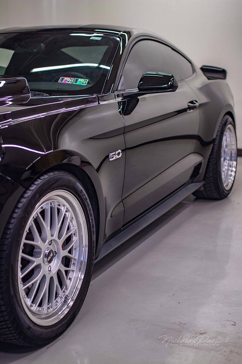 Black Car Side View — Lehigh Valley, PA — Pinnacle Luxury Car Care