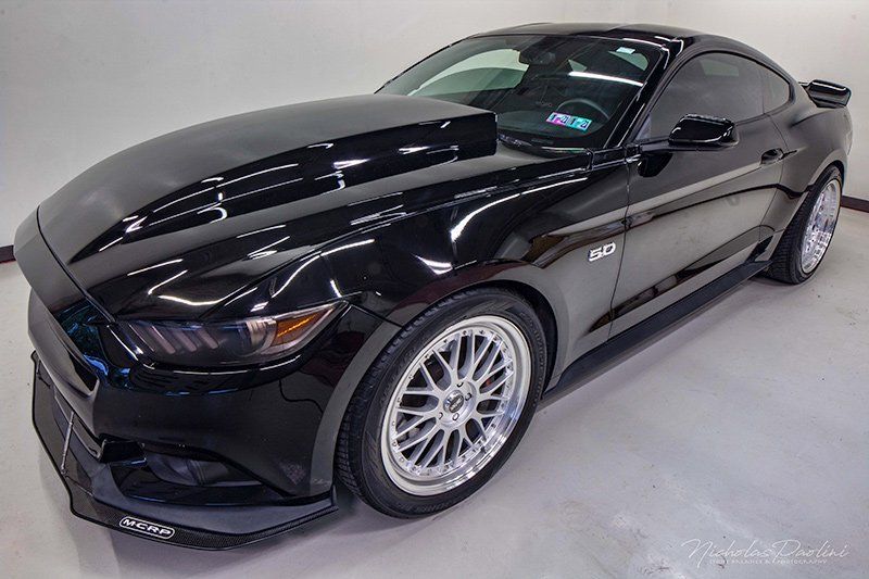 Black Car With Beautiful Wheel — Lehigh Valley, PA — Pinnacle Luxury Car Care