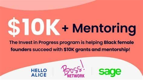 Introducing The BOSS Network and Sage Invest in Progress Grant!