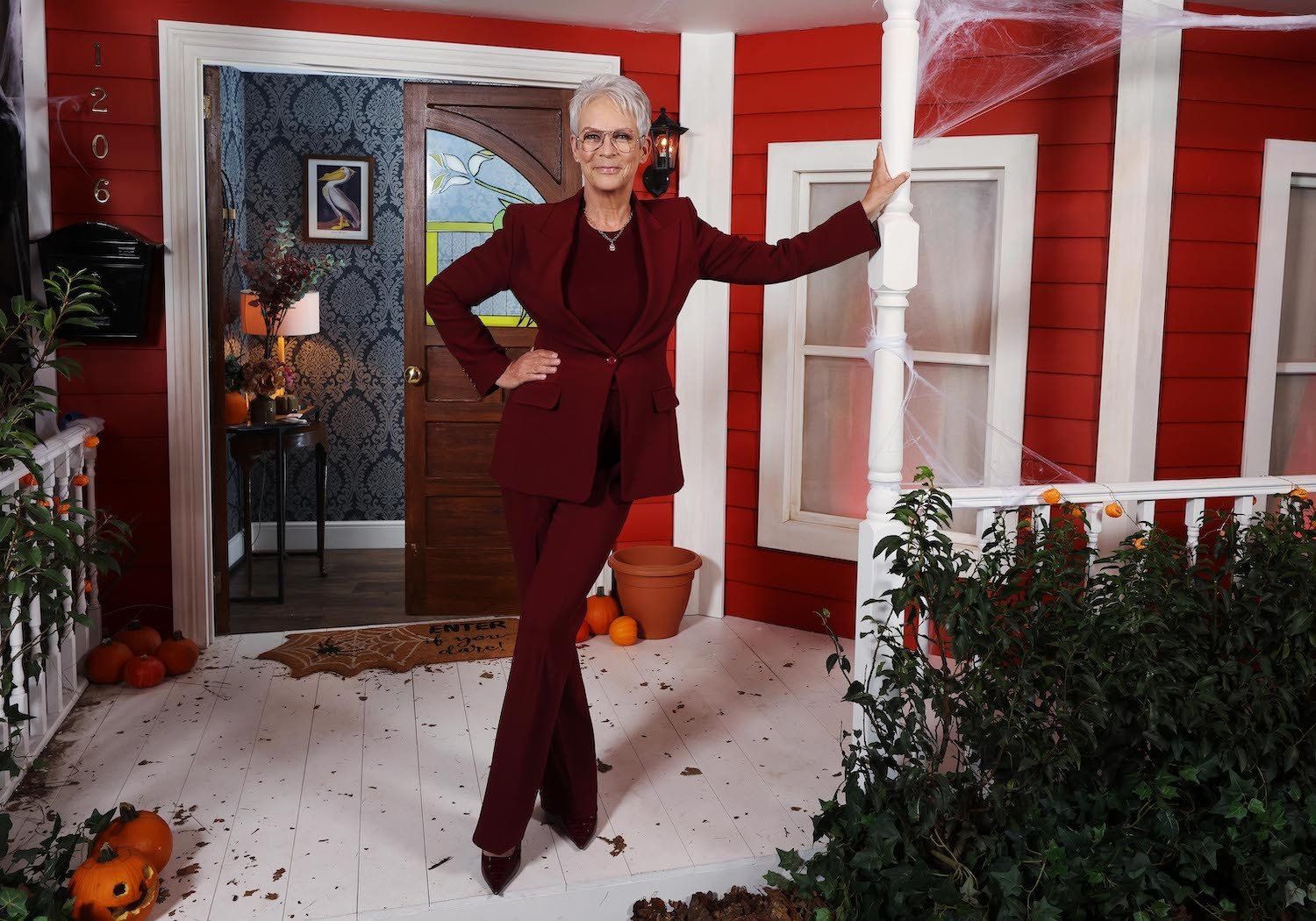 Jamie Lee Curtis Holds Hands with Her Daughters at Halloween Ends Premiere: 'Proudest Mother'