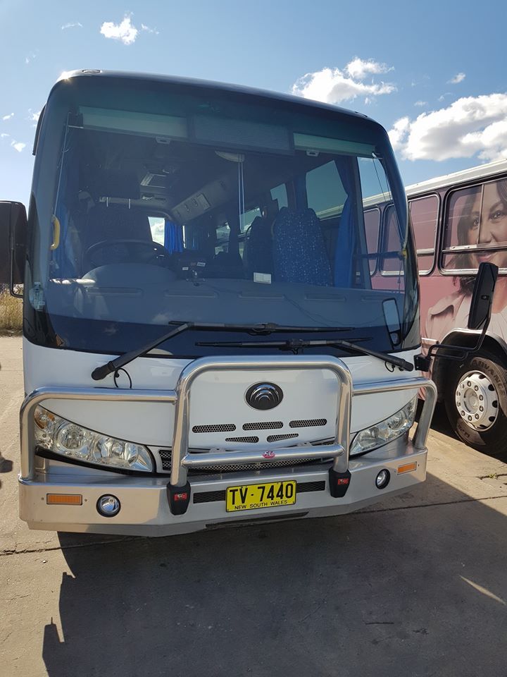Front View of Bus — 05 Club in Mossvale, NSW