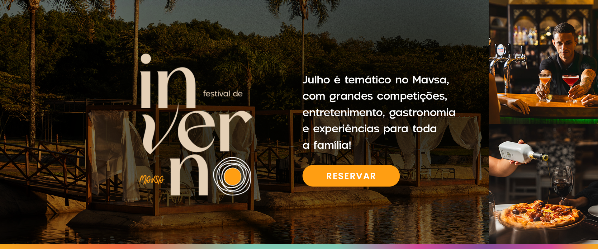 Férias de julho com festival de inverno