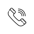 icona cornetta telefonica azienda