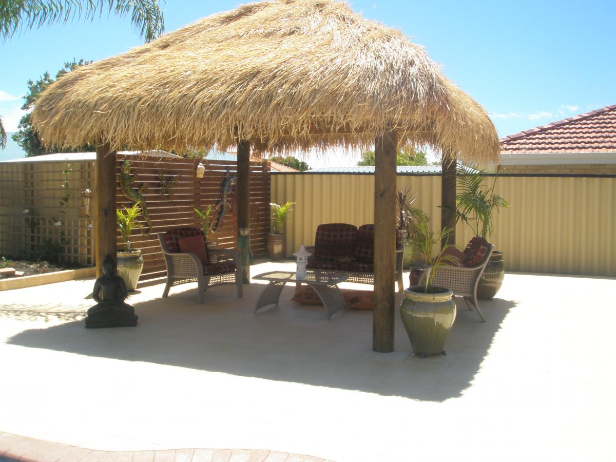 3x3 Bali Hut — Chipping Norton, NSW — Breeze Gazebos & Huts