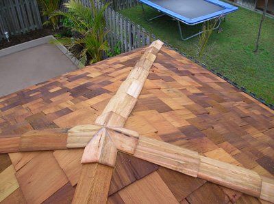 4x4 Canadian Cedar Shingle Gazebo — Chipping Norton, NSW — Breeze Gazebos & Huts