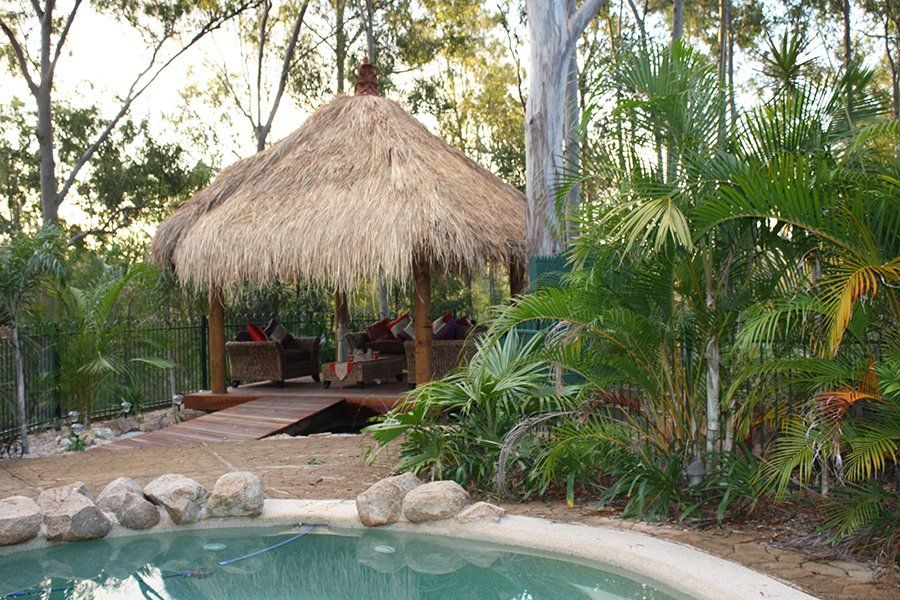 Bali Hut Installation — Chipping Norton, NSW — Breeze Gazebos & Huts