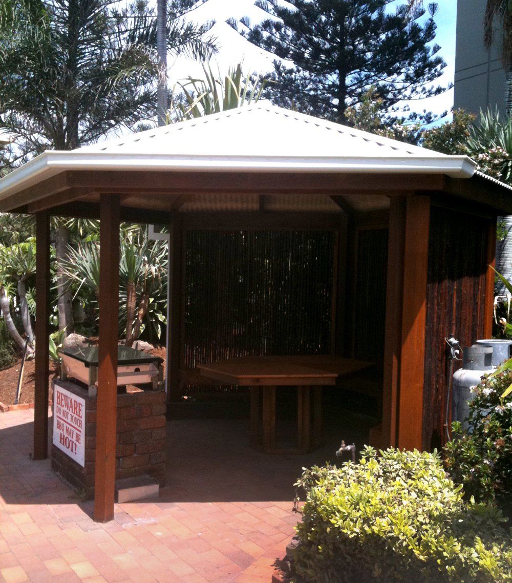 Vintage Multisided Colorbond Gazebo — Chipping Norton, NSW — Breeze Gazebos & Huts