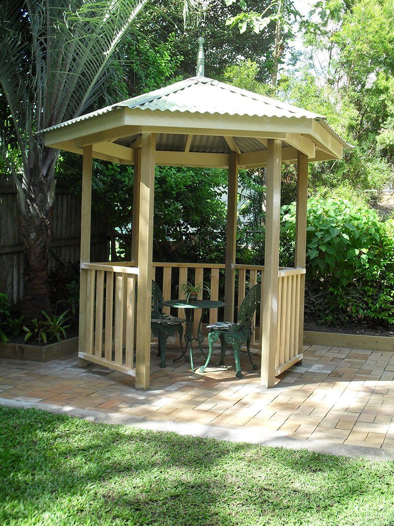 Mini Multisided Colorbond Gazebo — Chipping Norton, NSW — Breeze Gazebos & Huts