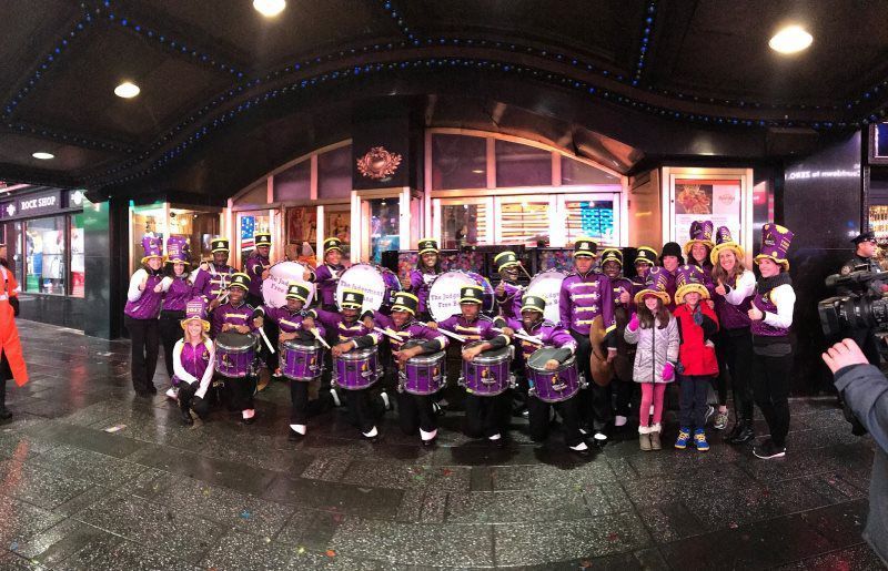 Planet Fitness Judgement Free Drumline Band