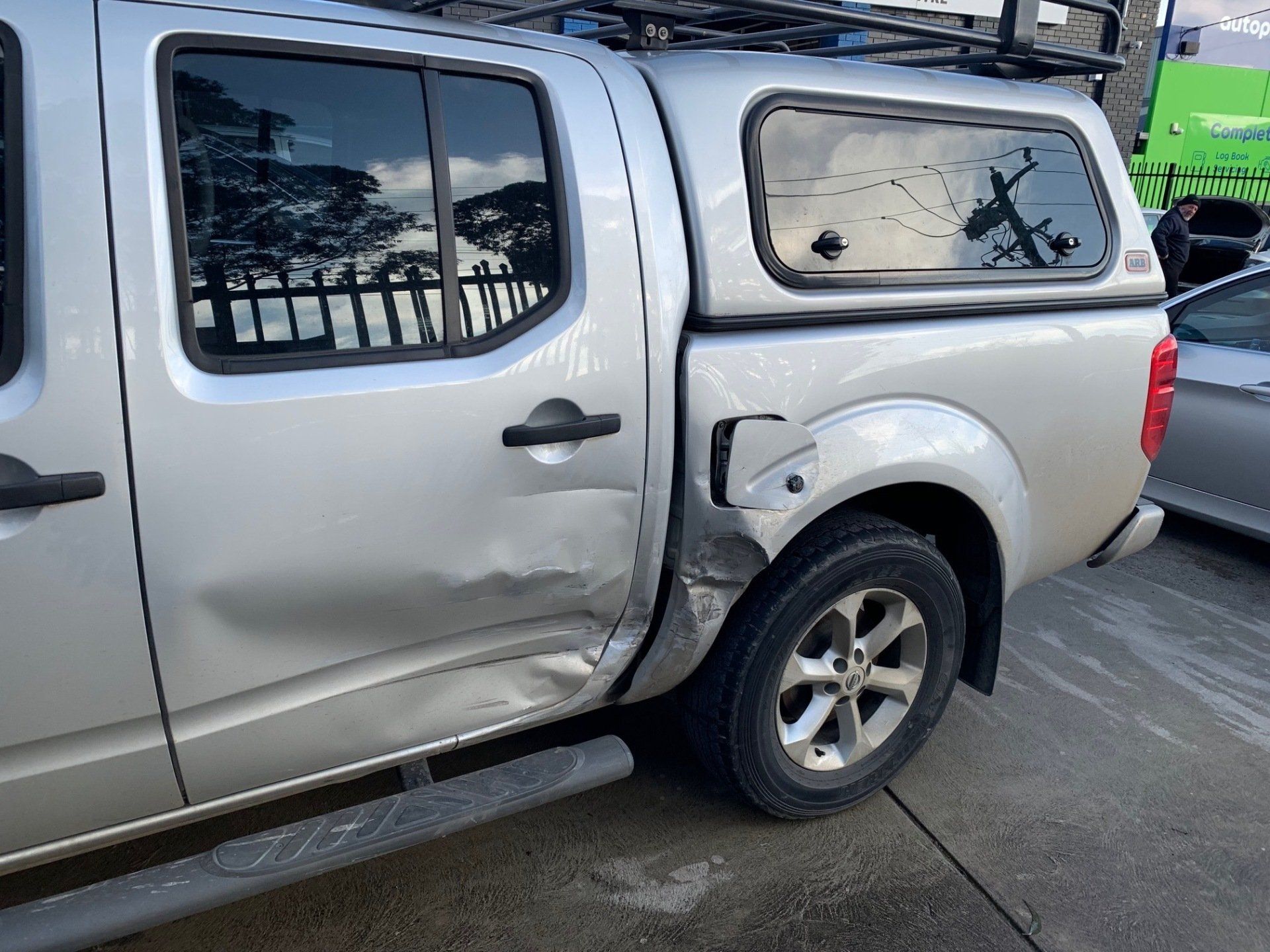 Before Wrecked Passenger Door Repair — Melbourne, VIC — Nunawading Panels