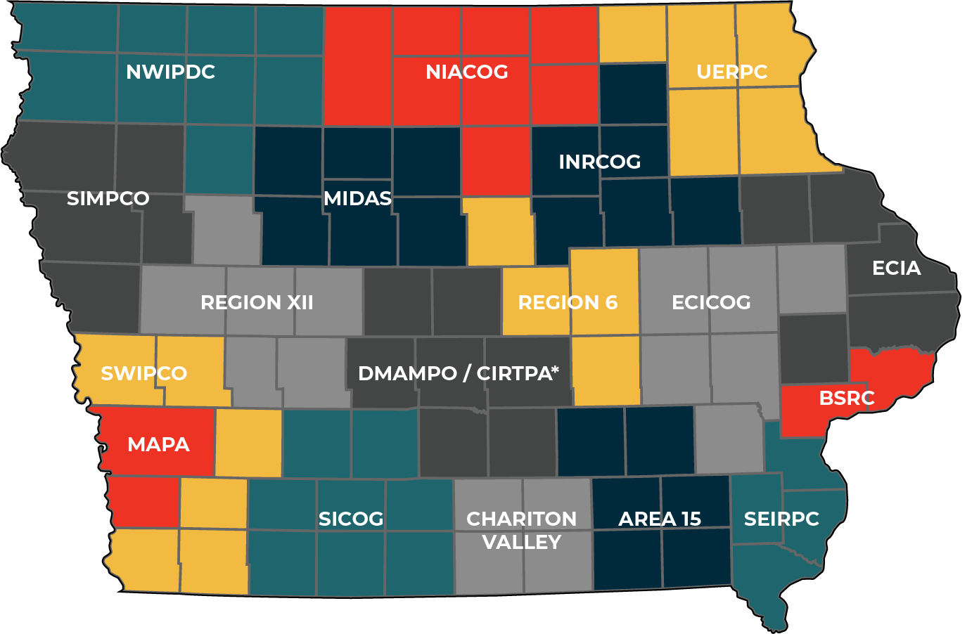 Iowa COG Map