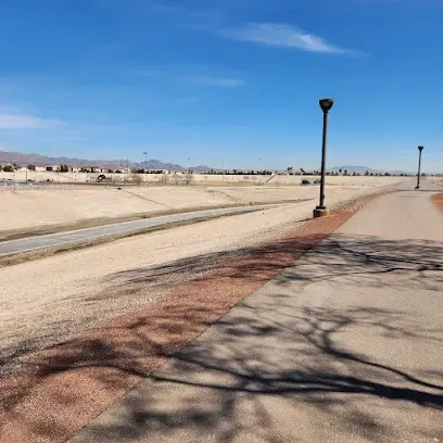 A road with a street light on the side of it