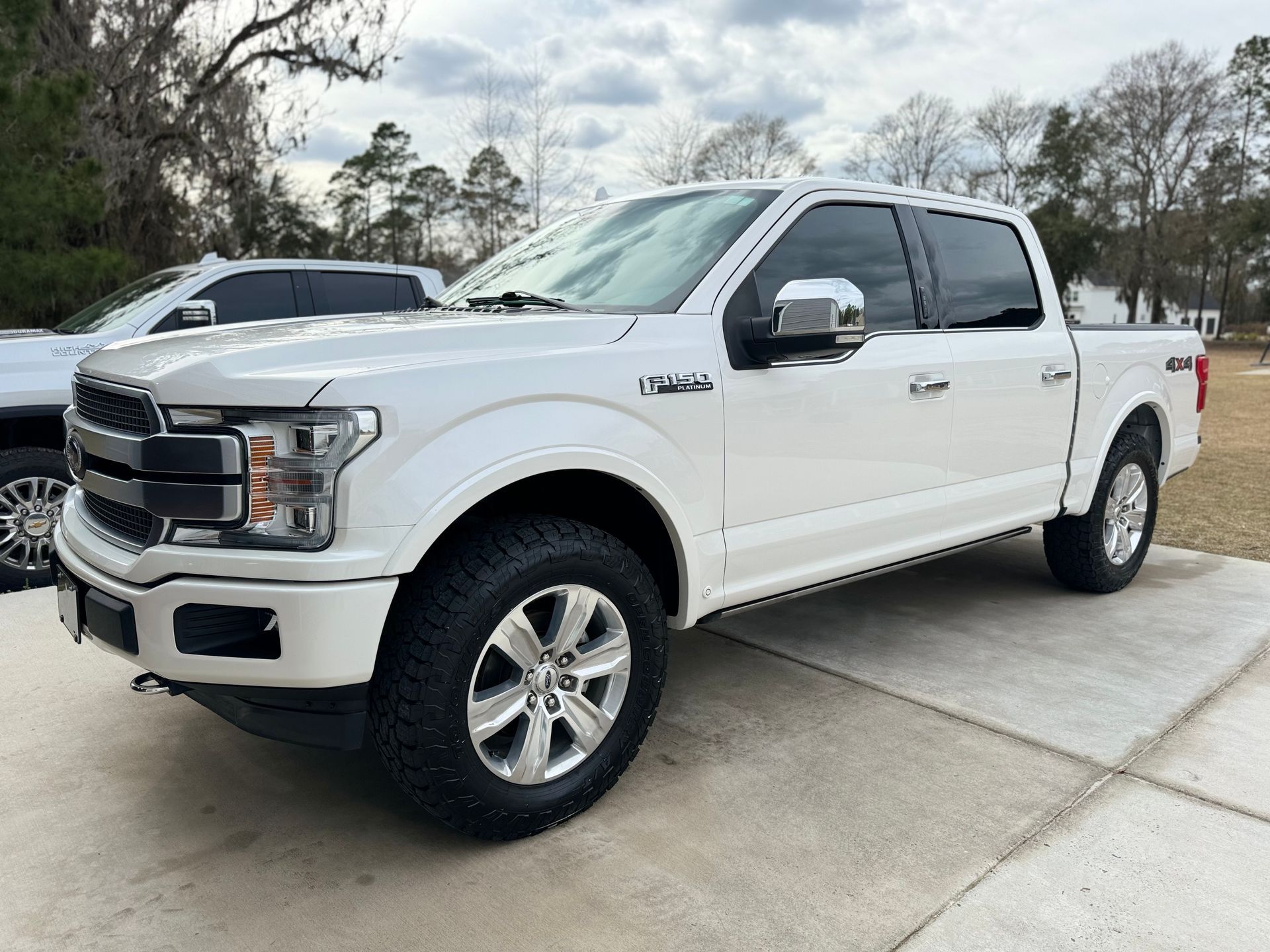White car window tint