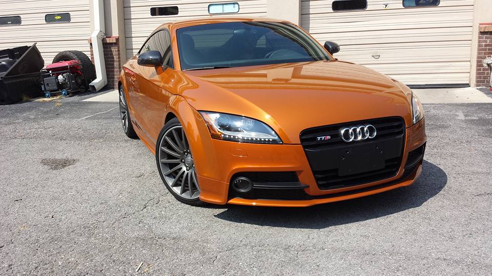 Orange Audi