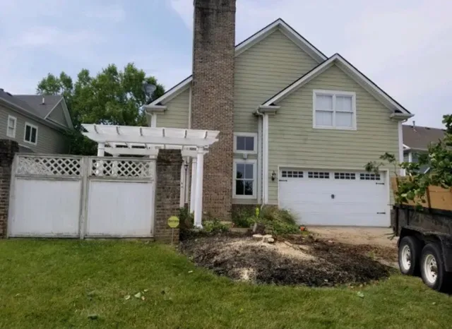 Tree Removal in Front of the House — Lancaster, KY — Prather Landscaping