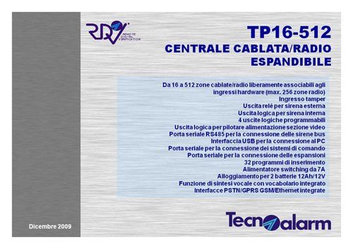 Centrale cablata espandibile