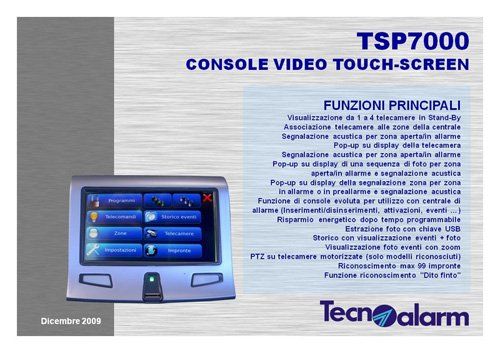 Volantino sistema video integrato