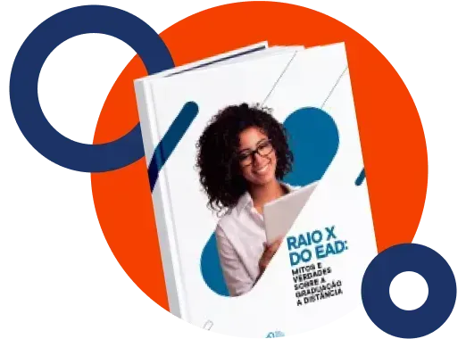 Um livro chamado raio x do ead com uma mulher nele