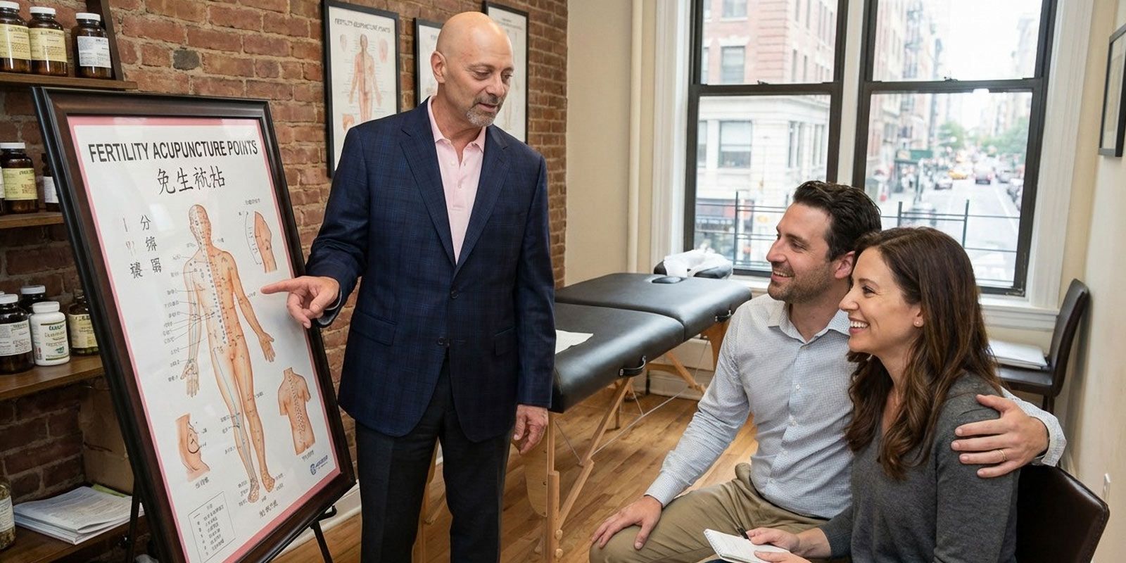 Infertility Acupuncture Treatments NYC presentation to clients by Marc Bystock L.Ac.