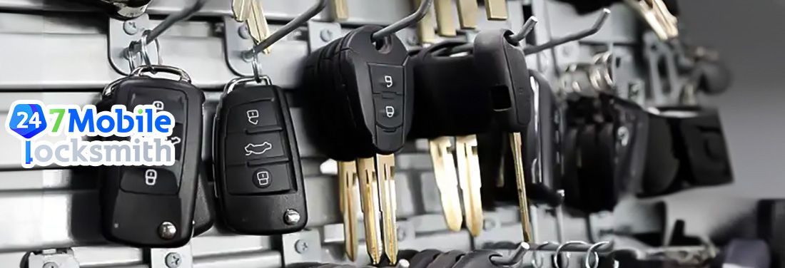 A Wall Showing Different Honda Car Key Types. A Wall Showing Different Honda Car Key Types.