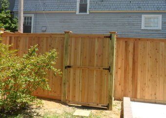 open gate - custom fences in Rockville, MD