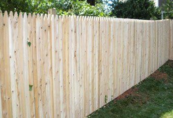 stockade fence - custom fences in Rockville, MD