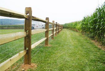 split rail fence - custom fences in Rockville, MD