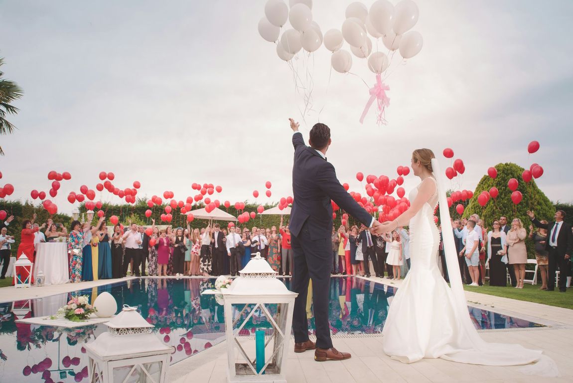 Ace Party Balloon Wedding Party