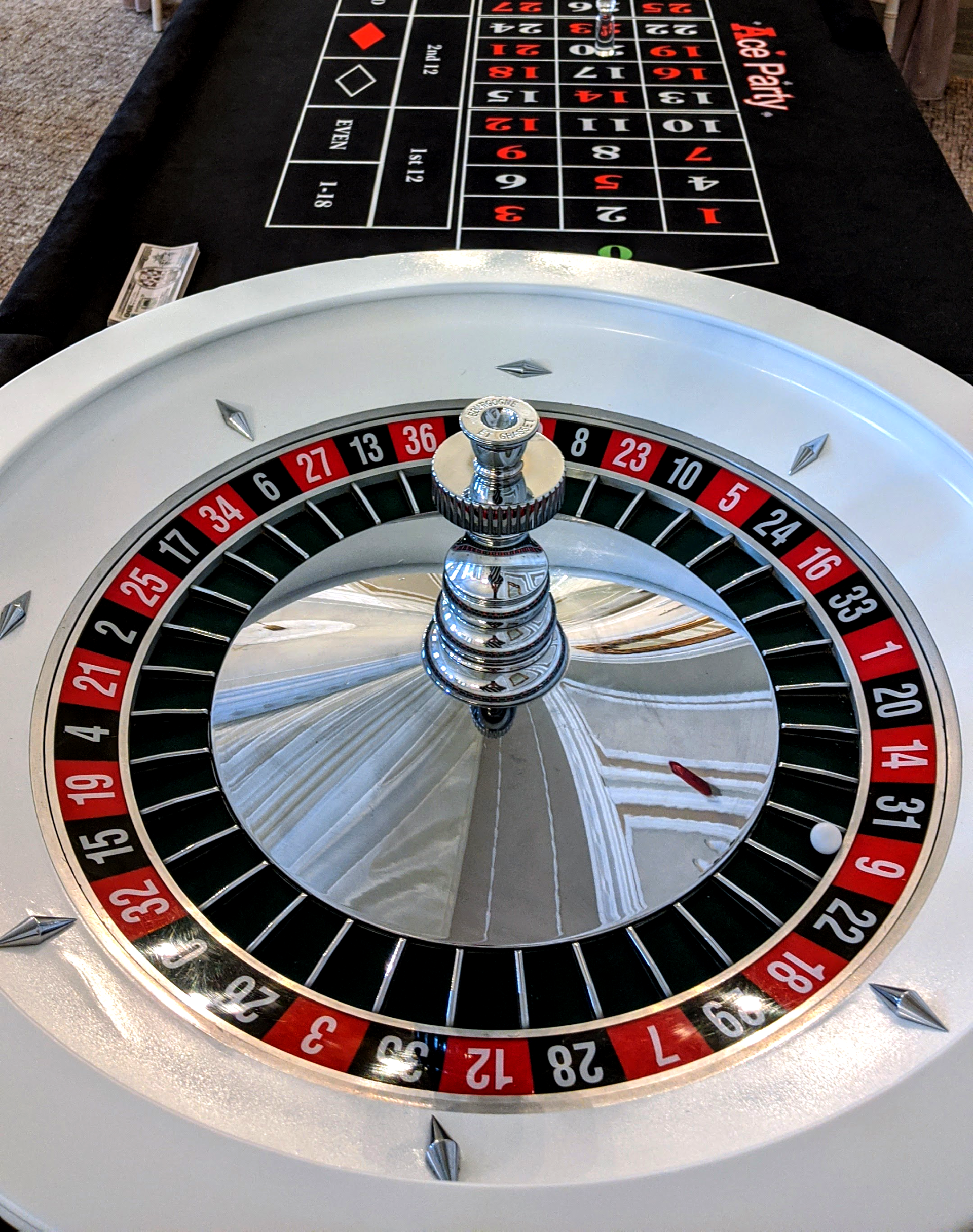 Roulette Wheel Fun Casino Hire By Ace Party