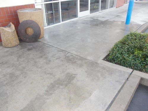 Shopping Center Cleaning — AFTER - Power Washed Flooring in Citrus Heights, CA