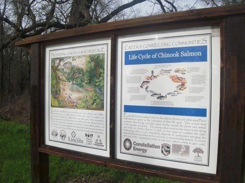 Commercial Dumpster Cleaning — AFTER - Removed Street Info Post Vandalism in Citrus Heights, CA