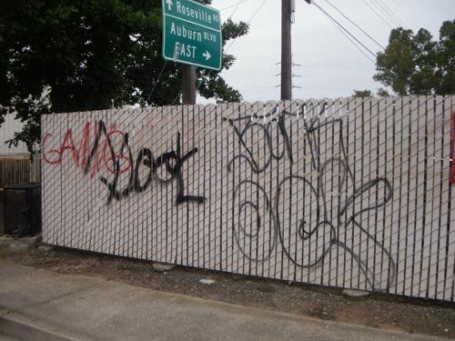 Citrus Heights — Vandalism on Public Fence in Citrus Heights, CA
