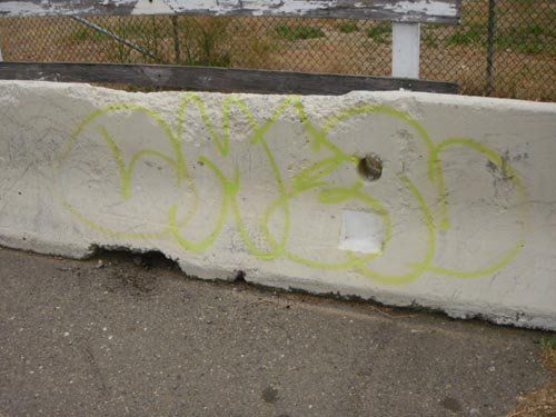 Commercial Power Washing — BEFORE - Vandalism in Citrus Heights, CA